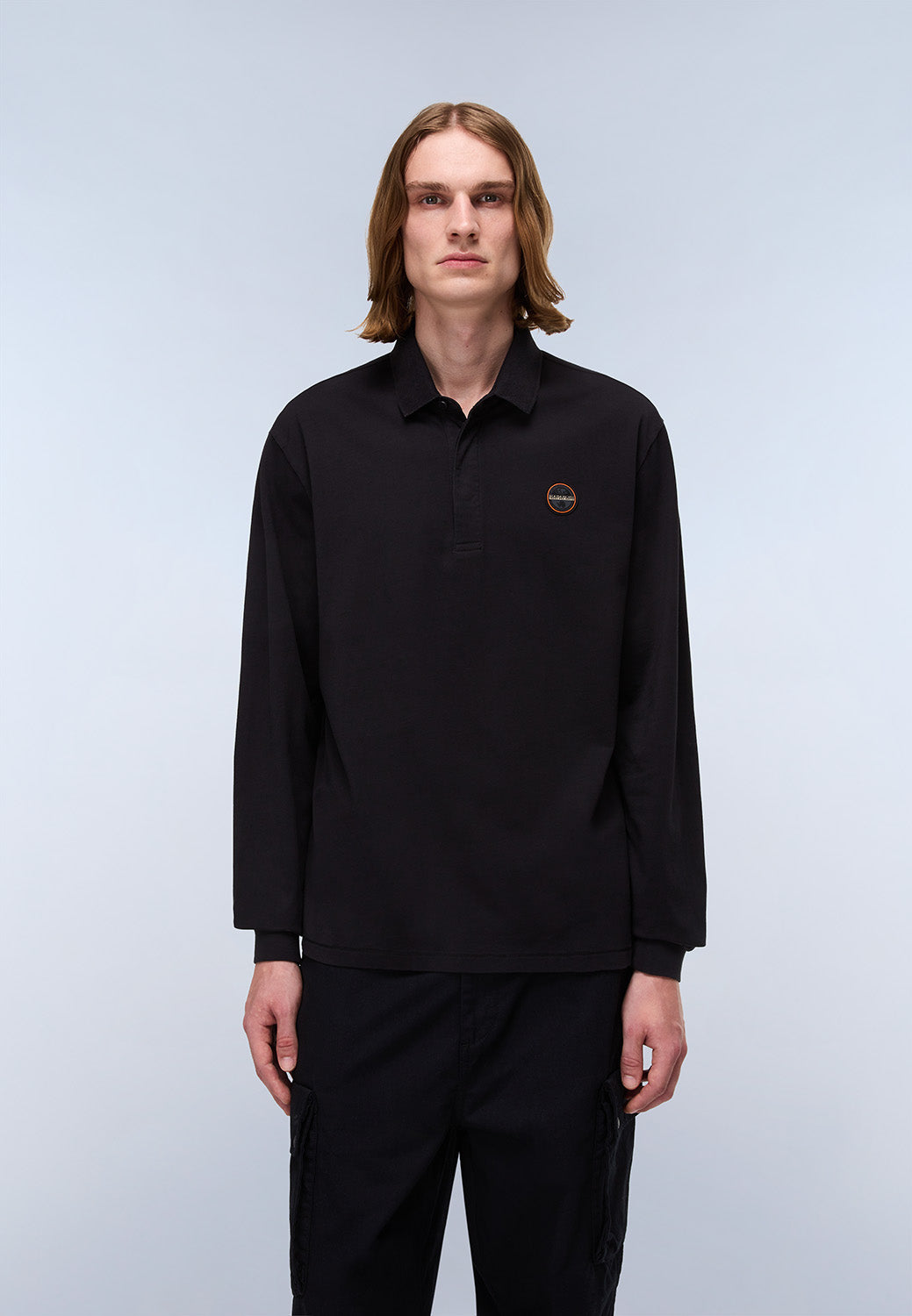 Polo uomo Napapijri E-BADGE LS