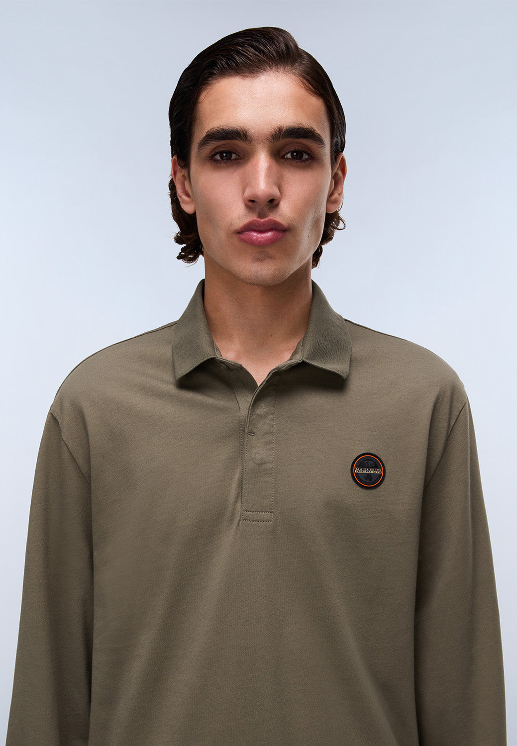 Polo uomo Napapijri E-BADGE LS