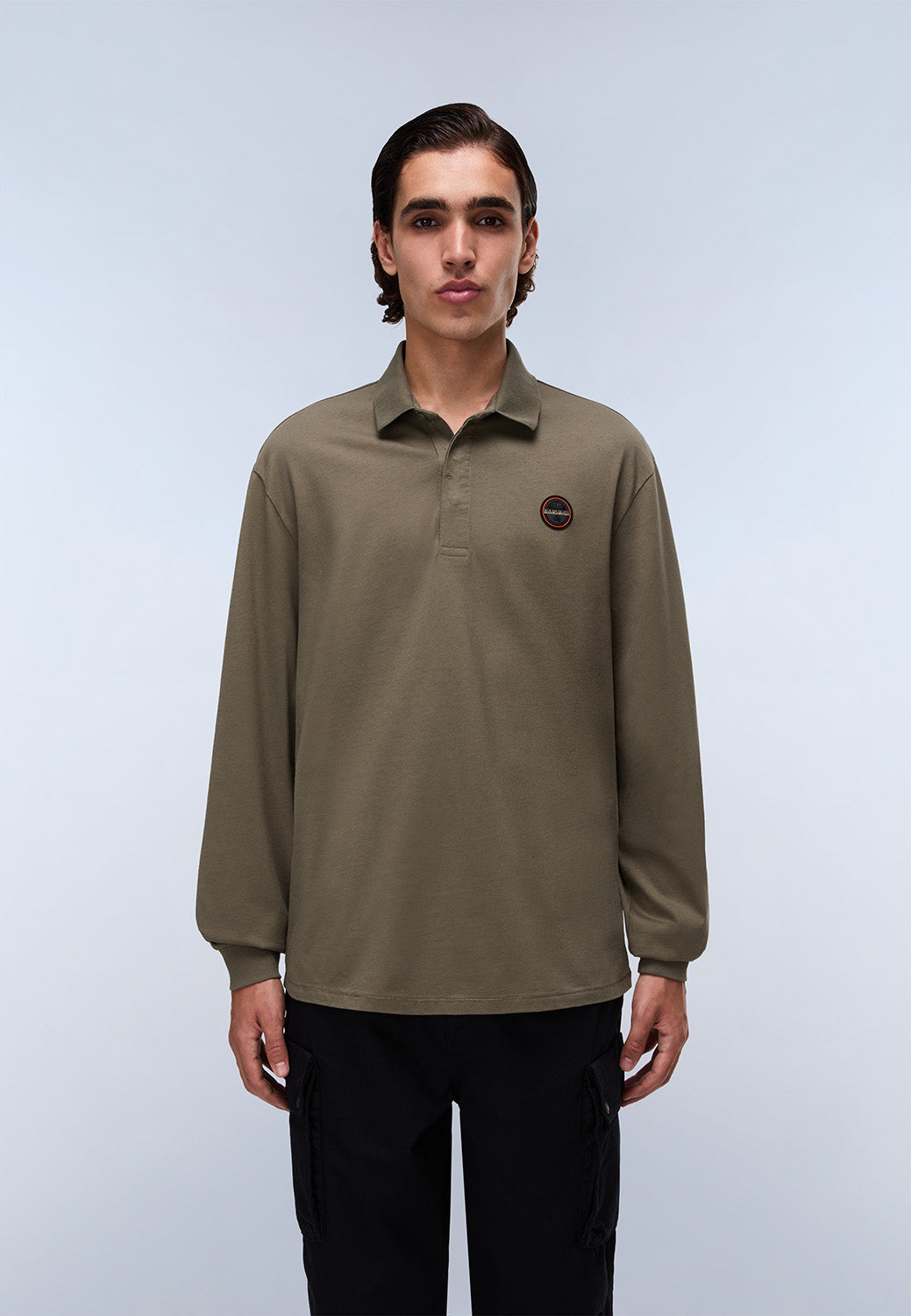 Polo uomo Napapijri E-BADGE LS