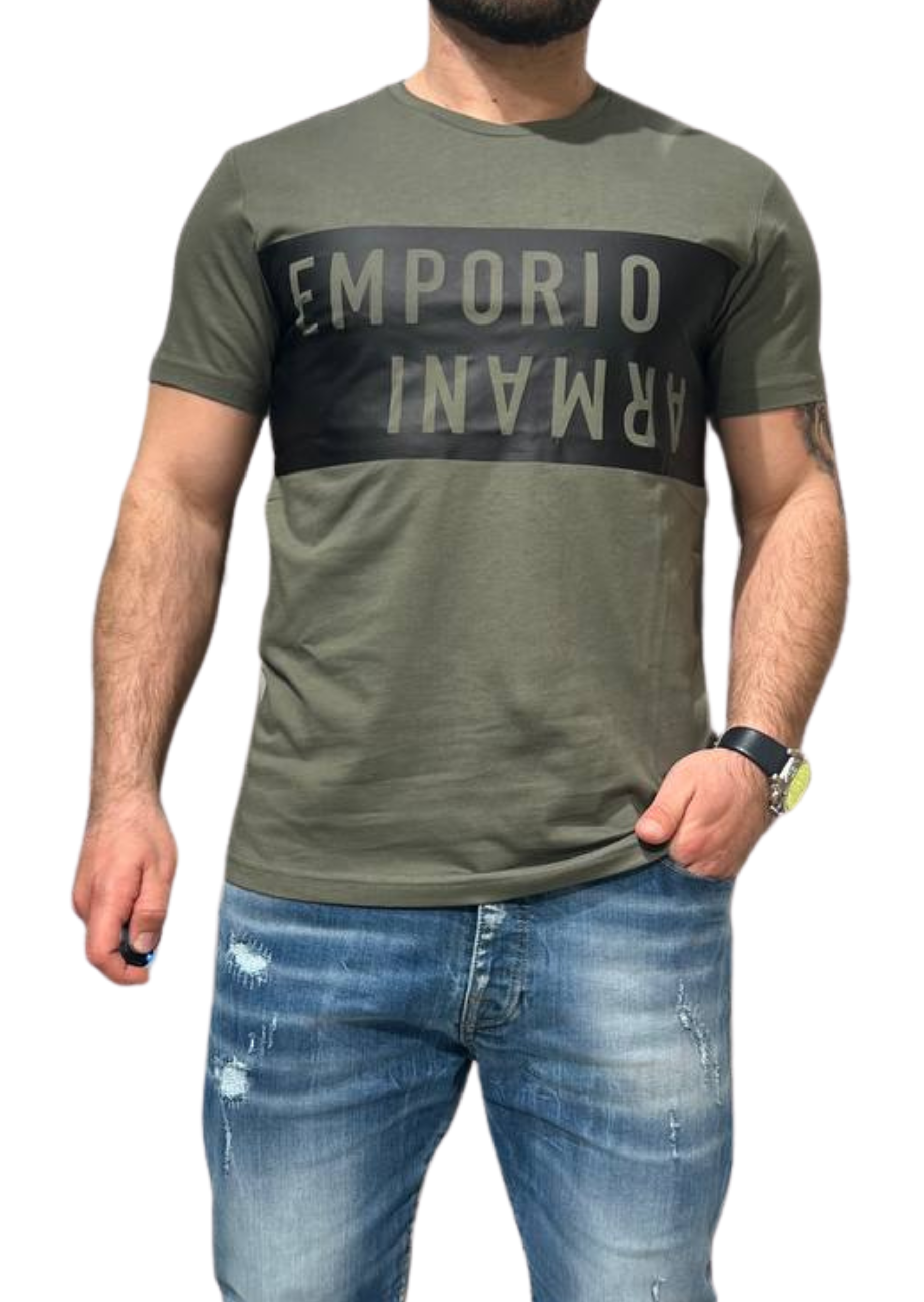 T-shirt uomo Emporio Armani 211818 4R476