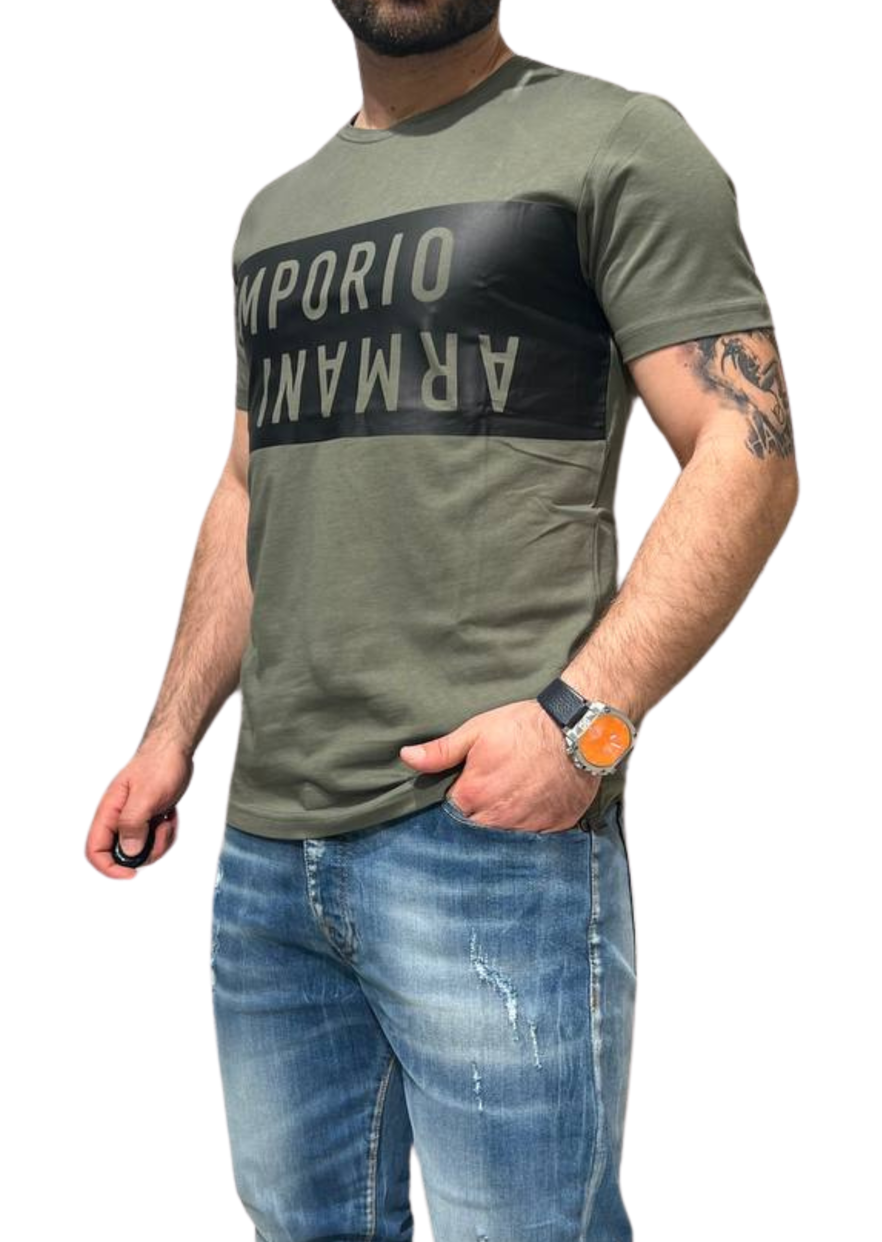T-shirt uomo Emporio Armani 211818 4R476