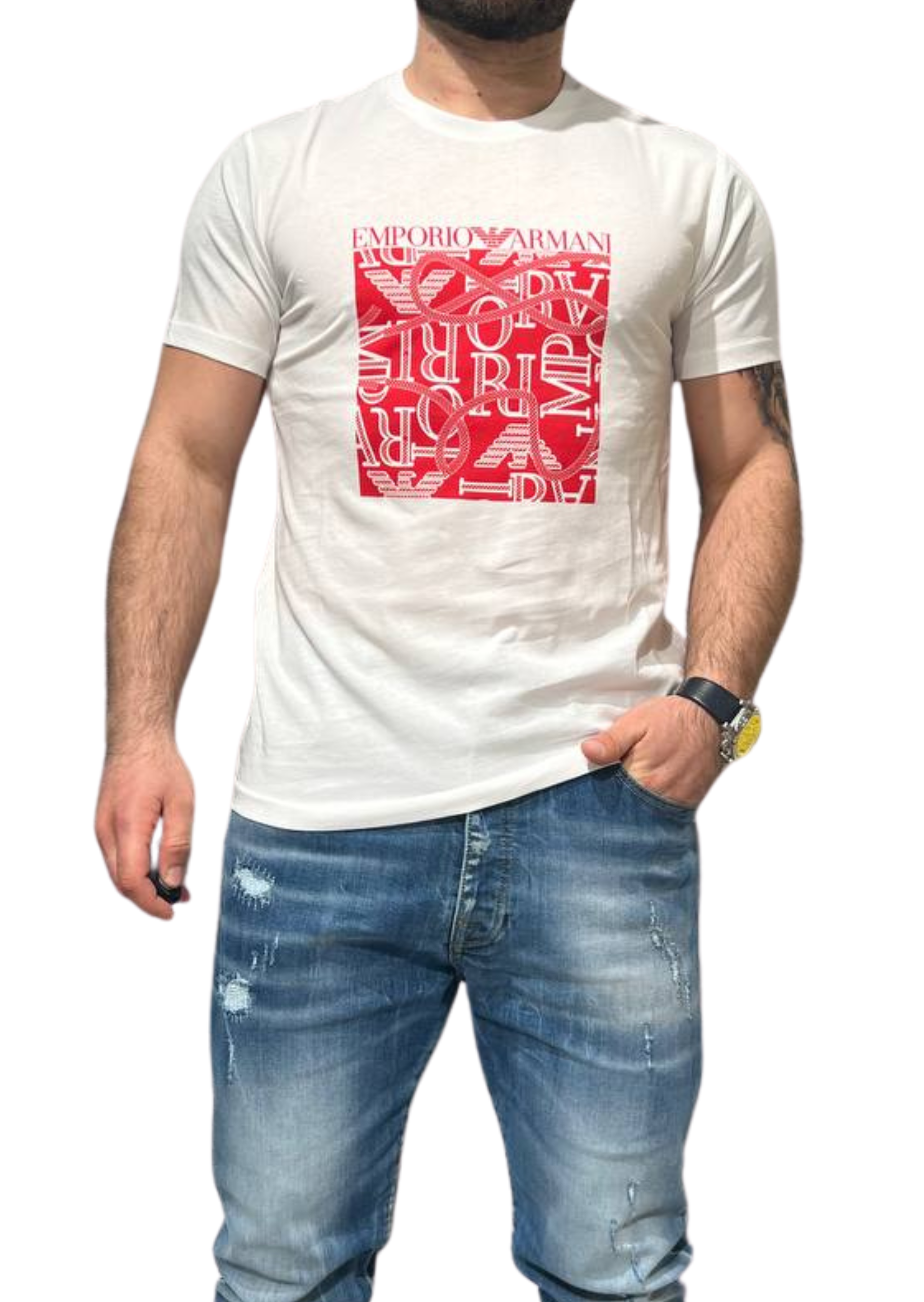 T-shirt uomo Emporio Armani 211818 4R468
