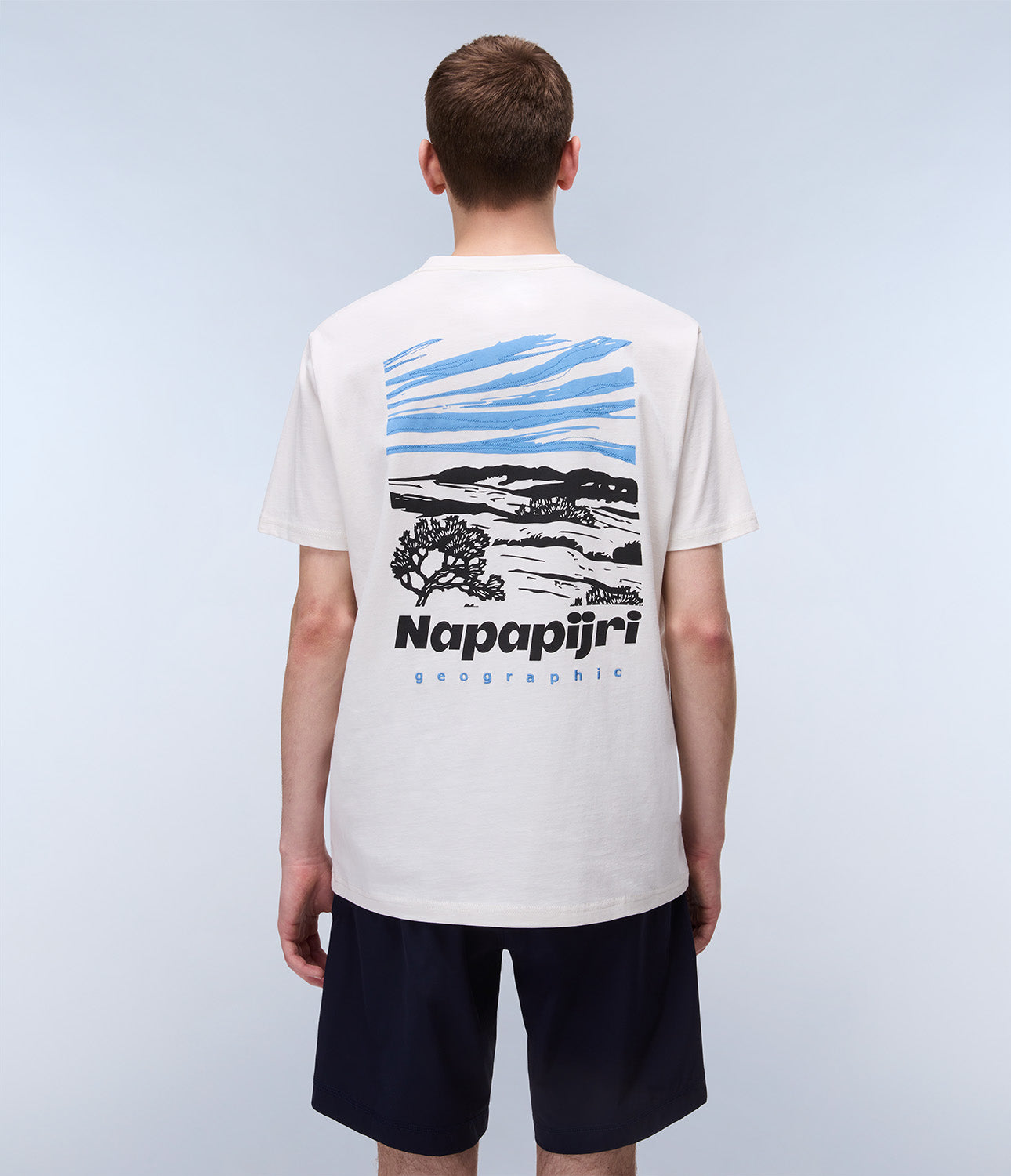 T-shirt uomo Napapijri S-VIGNONI BACK